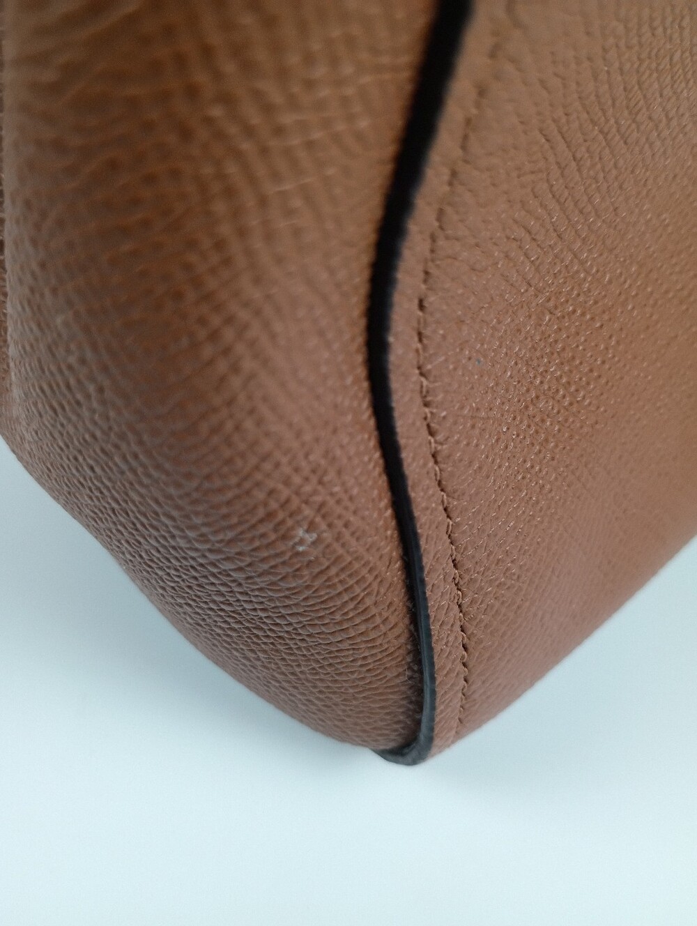 Coach Stanton 26 Brown Crossgrain Leather Double Zipper Pocket Satchel Bag - Picture 17 of 17